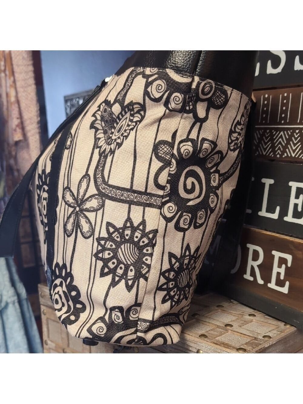Paisley Print & Purple Liner Travel Bag By American Tourister - Picture 5 of 16